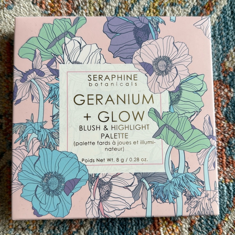 Seraphine Botanicals Geranium + Glow - Blush & Highlight Palette - Picture 2 of 3